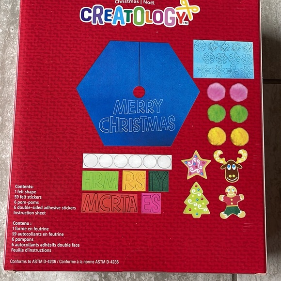 Creatology Christmas wall, decor craft kit,tree skirt craft kit learning toys - Picture 13 of 15